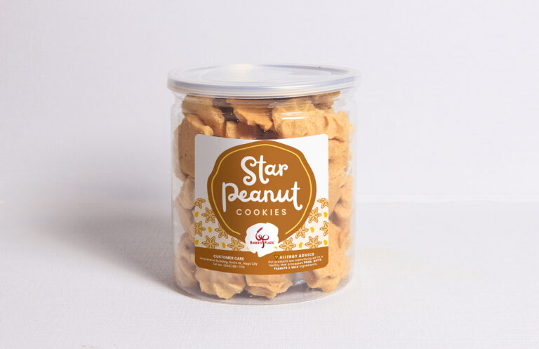 Star Peanut Cookies (Jar)
